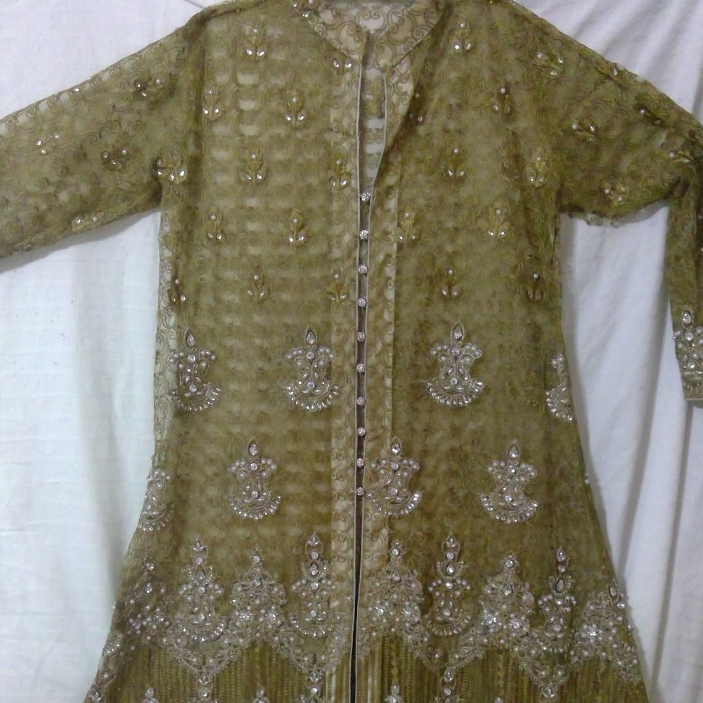HEAVILY BEADED AND EMBROIDERED SALWAR KAMEEZ